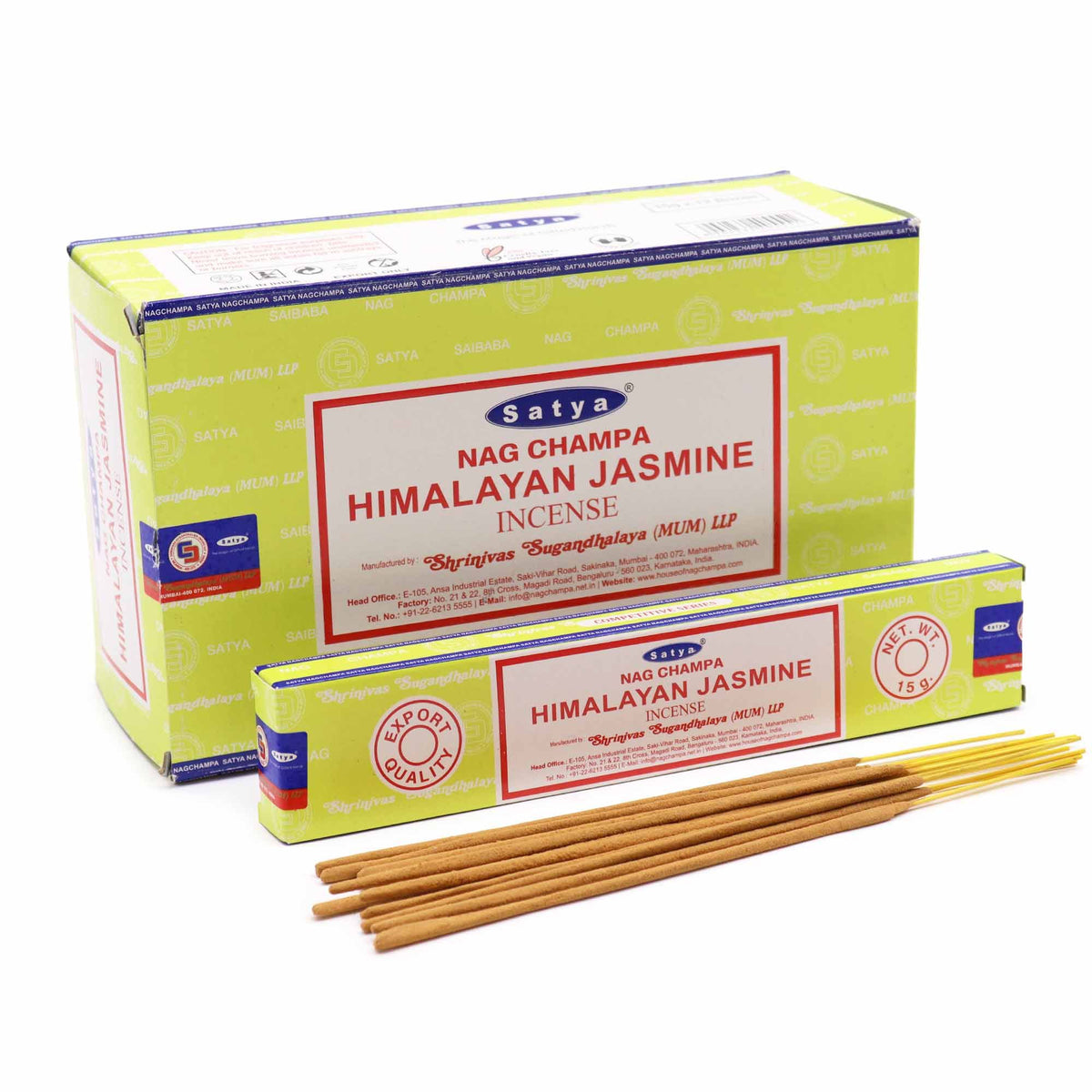 Encens Satya Jasmin de l'Himalaya 15 g - Apaisement & Sérénité – photo 2