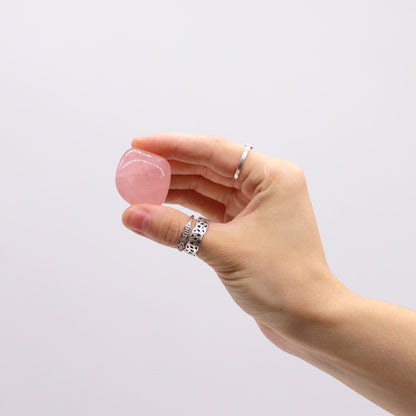 Pierres roulées Quartz Rose (xl format) — Amour & Tendresse – photo 2