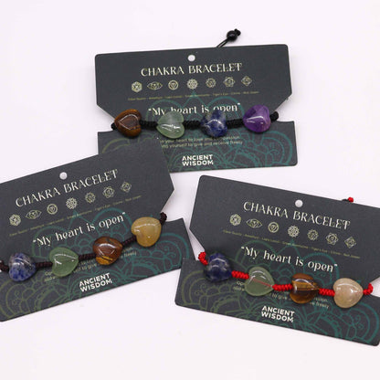Bracelet 7 Chakras Pierres Naturelles - Équilibre & Harmonie