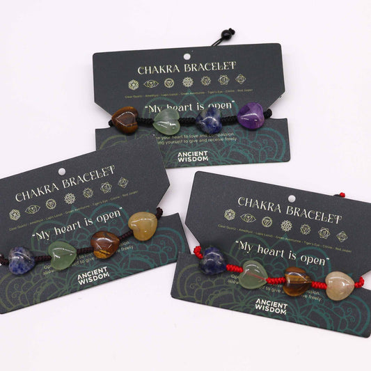 Bracelet 7 Chakras Pierres Naturelles - Équilibre & Harmonie