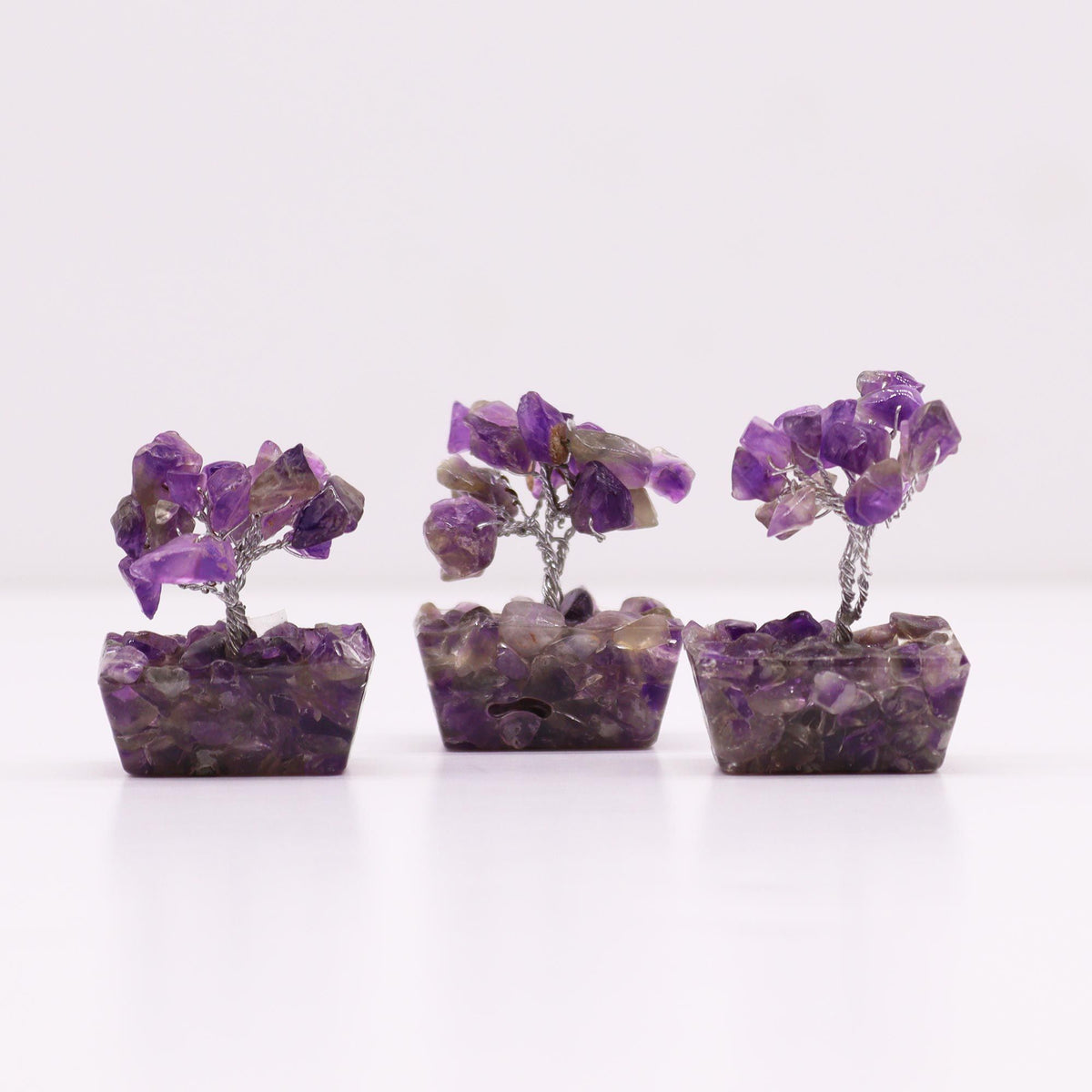 Mini Arbre Améthyste sur Base Orgonite - Lithothérapie – photo 4