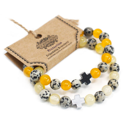 Lot de 2 bracelets d'amitié - Agate - photo 2