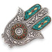 Porte-encens Hamsa Vert 13cm — Main de Fatima