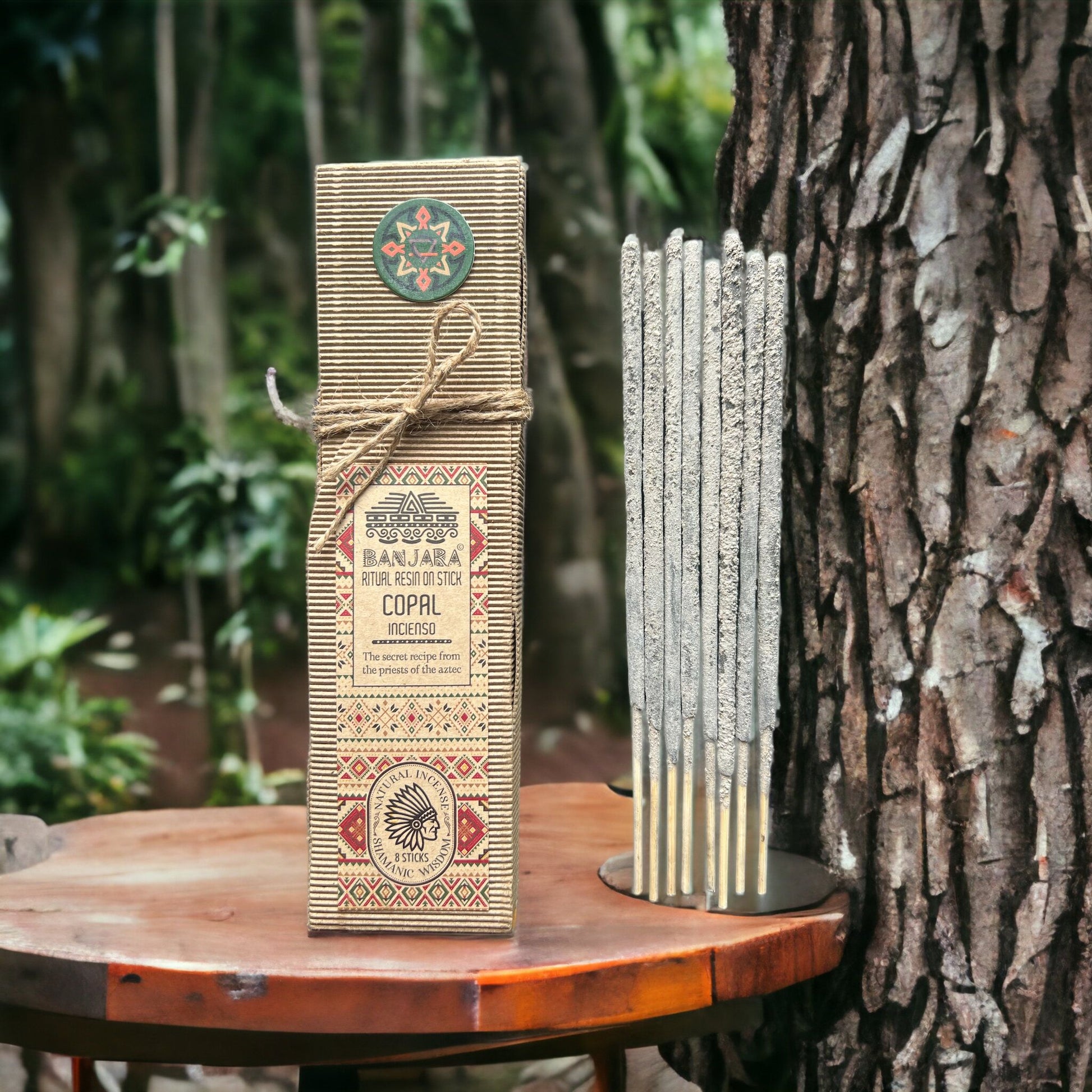 Résine Copal sur Bâtonnet — Encens Rituel Purification