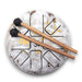 Med Steel Tongue Happy Drums Marble - 17x13cm