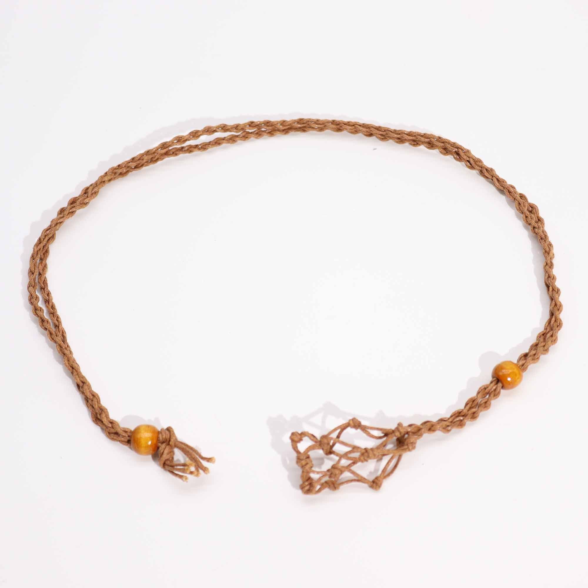 Cordon pour pendentif 45 cm - brown - photo 2