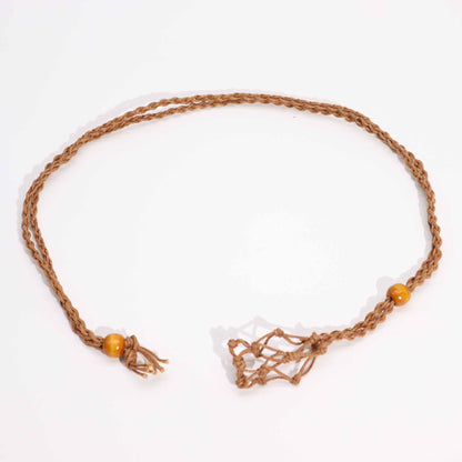 Cordon pour pendentif 45 cm - brown - photo 2