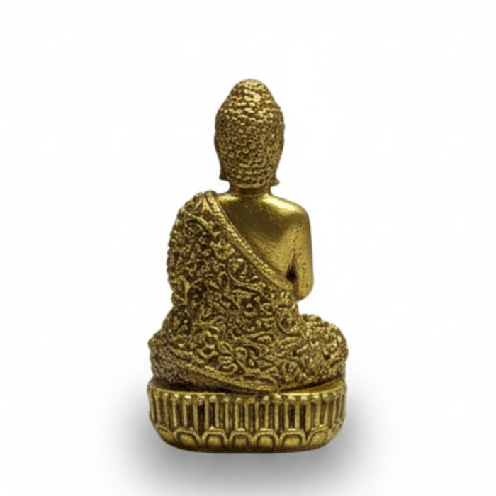 Statuette Bouddha en Laiton — Miniature — 3,5 cm - photo 3
