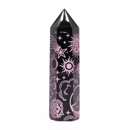 Pointe d'Obsidienne Noire - Mystic Story - rose pink - photo 7