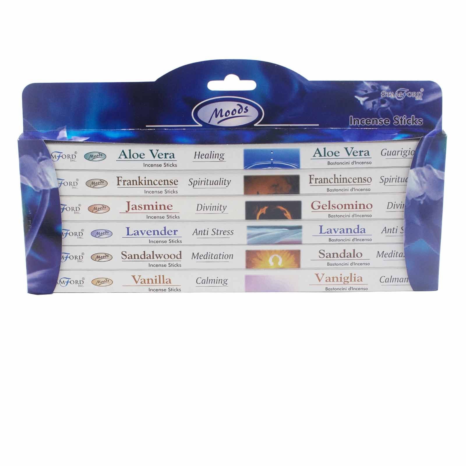 Coffret Encens Stamford Moods - 6 Parfums Intenses