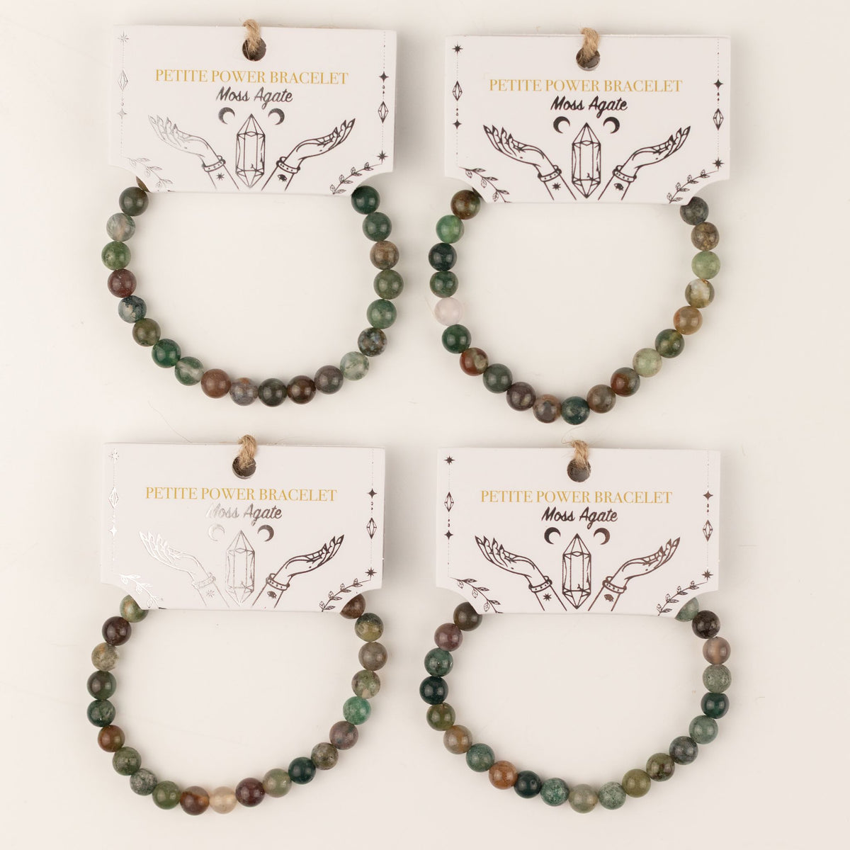 Bracelet Agate Mousse — Perles de 6 mm - photo 7