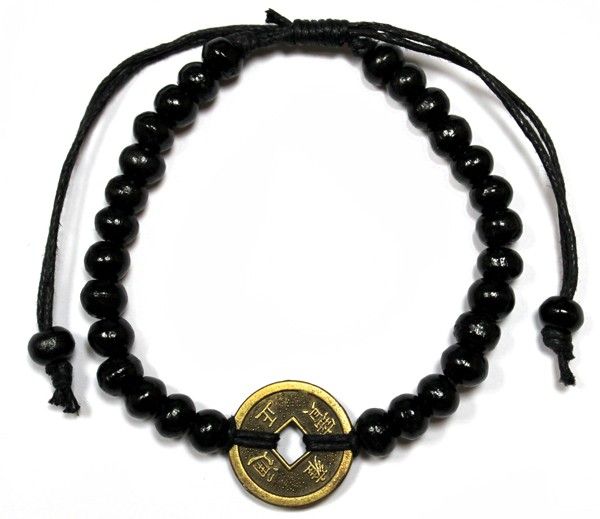 Bracelet Bali Feng Shui porte-bonheur - black