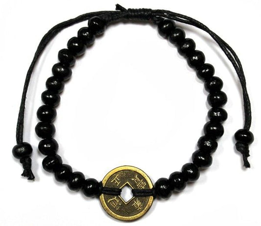 Bracelet Bali Feng Shui porte-bonheur - black