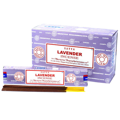 Encens Lavande Satya 15g - Relaxation & Anti-Stress