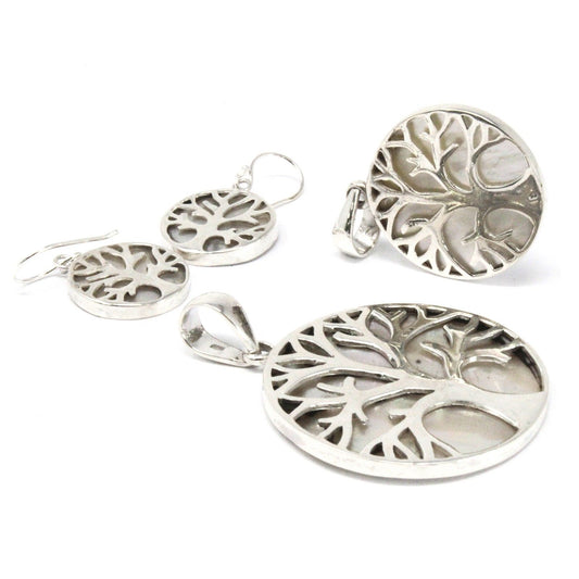 Pendentif Nacre Arbre de Vie 22mm - Douceur Féminine – photo 2