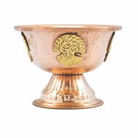 Calice Rituel Arbre de Vie 12x9cm - Cuivre Antique – photo 3