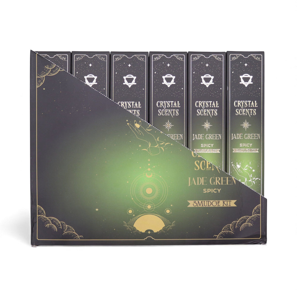 Encens Épicé & Jade - Coffret Bâtonnets + Pierres Naturelles – photo 3