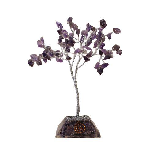 Arbre de Vie Améthyste & Orgonite - 80 Pierres Anti-Stress – photo 4