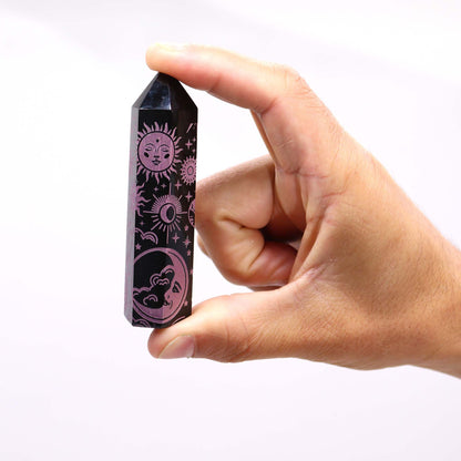 Pointe d'Obsidienne Noire - Mystic Story - rose pink - photo 8