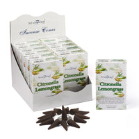 Cônes d'Encens Citronnelle & Lemongrass - Relaxation & Méditation