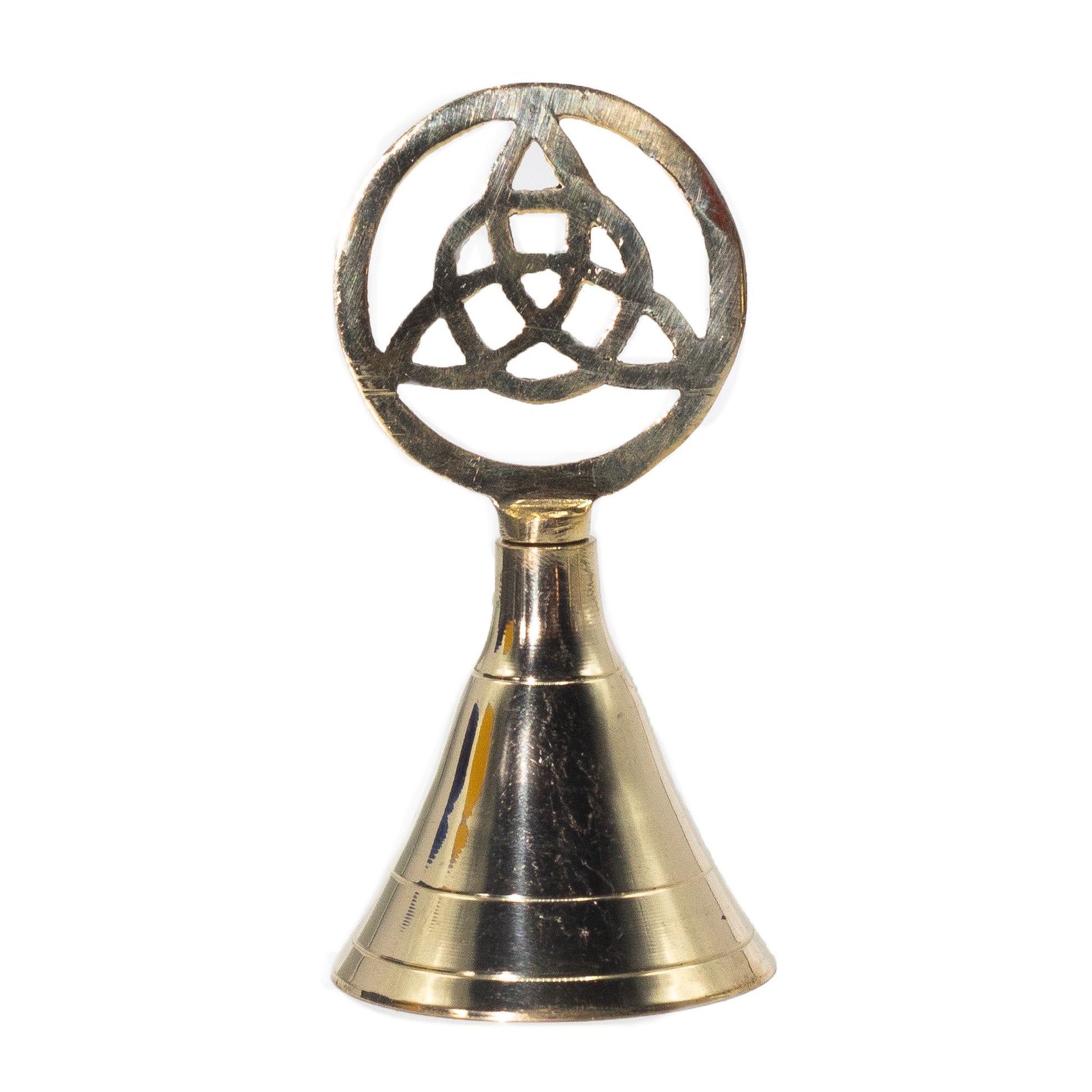Cloche d'Autel Triquetra Laiton - Rituel & Méditation – photo 2