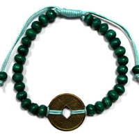 Bracelet Bali Feng Shui porte-bonheur - green