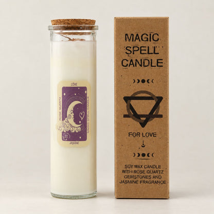 Bougie Magique Quartz Rose — Amour — Jasmin - photo 5