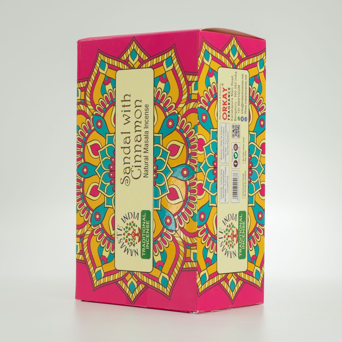 Encens Masala Santal Cannelle - Namaste Mandala 15 Bâtons – photo 7