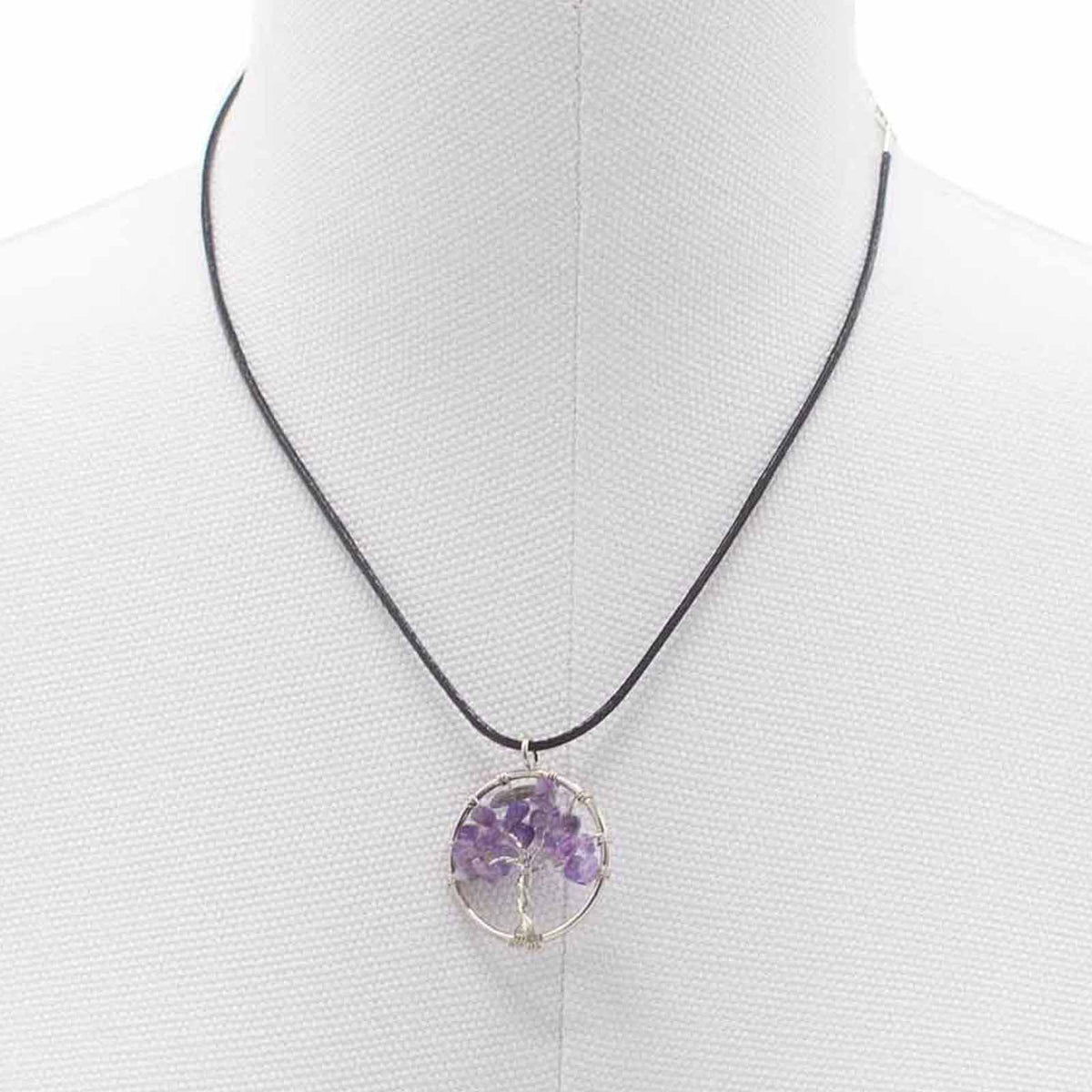 Pendentif Arbre de Vie Améthyste — Anti-Stress & Intuition – photo 3