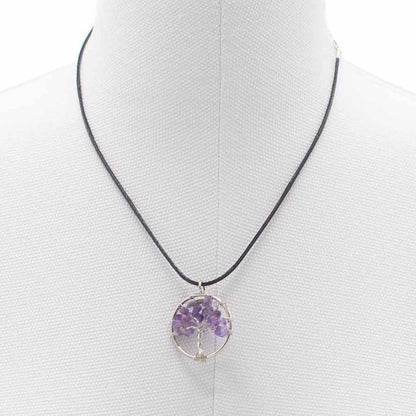 Pendentif Arbre de Vie Améthyste — Anti-Stress & Intuition – photo 3