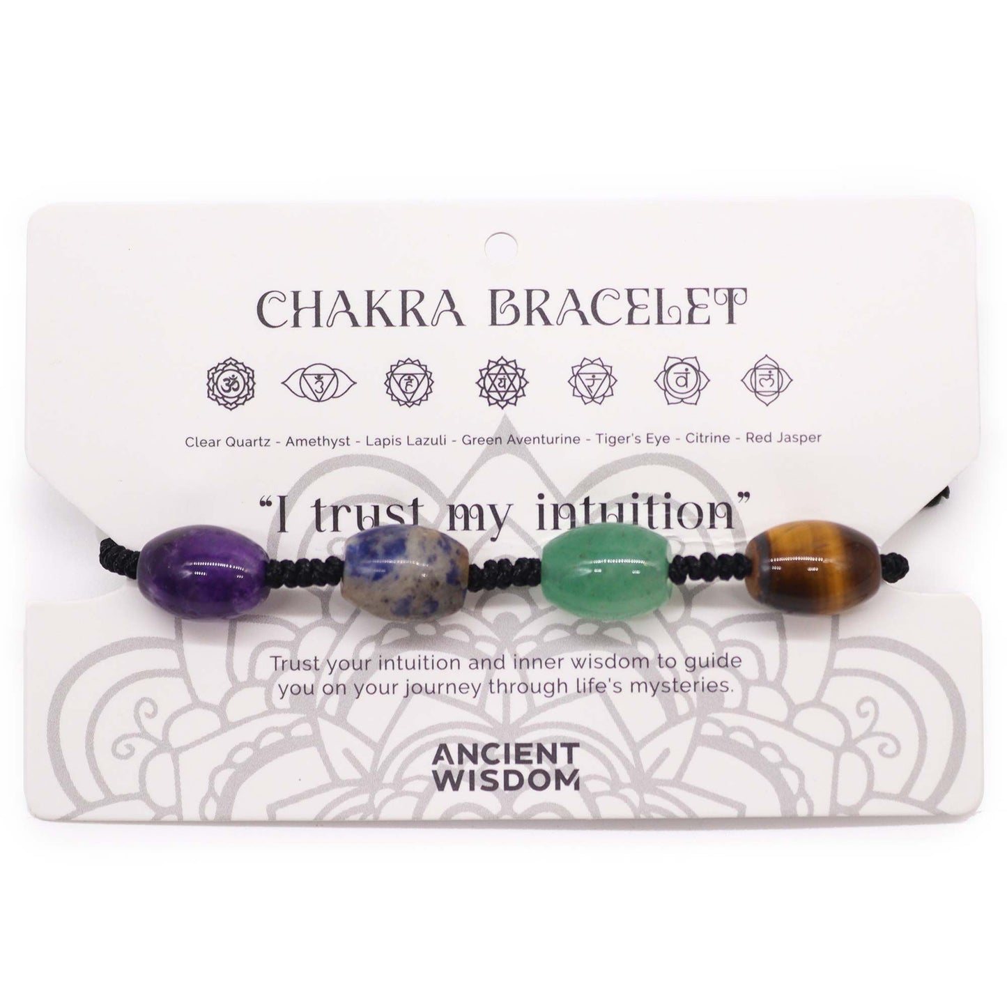 Bracelet 7 Chakras - Quartz Améthyste Lapis Lazuli – photo 2