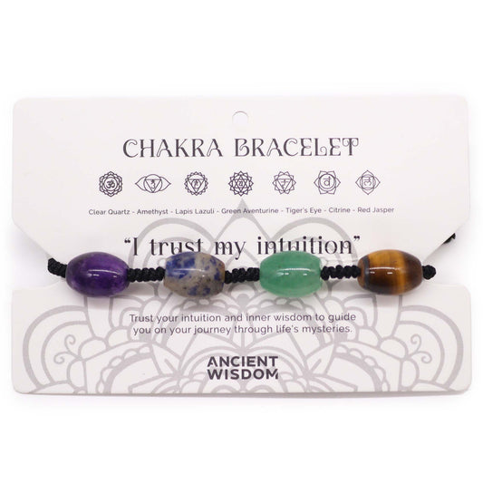 Bracelet 7 Chakras - Quartz Améthyste Lapis Lazuli – photo 2