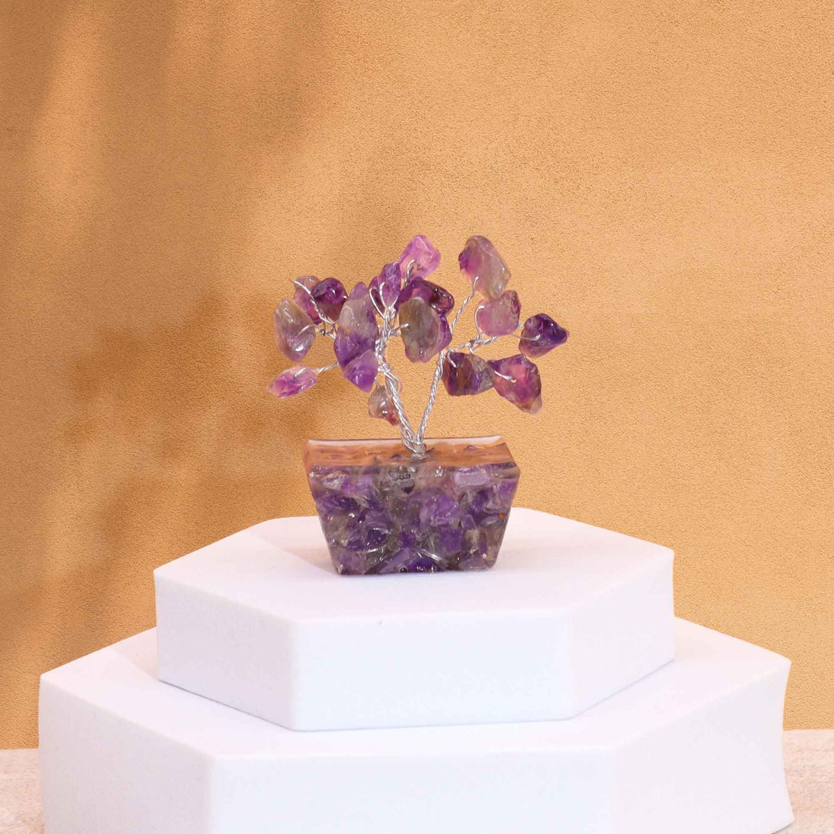 Mini Arbre Améthyste sur Base Orgonite - Lithothérapie – photo 2