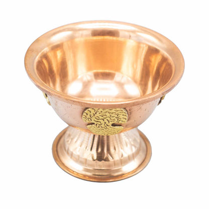 Calice Rituel Arbre de Vie 12x9cm - Cuivre Antique