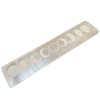 Assiette Sélénite Cycles de Lune 20 cm - Rechargement Cristaux – photo 2