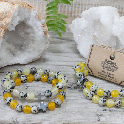 Lot de 2 bracelets d'amitié - Agate - photo 4