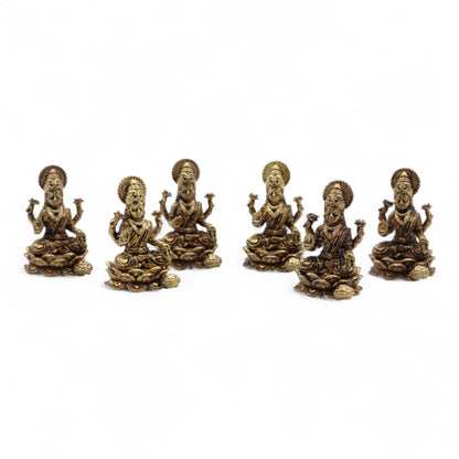 Statuette Lakshmi en Laiton — Miniature — 37 mm - photo 5
