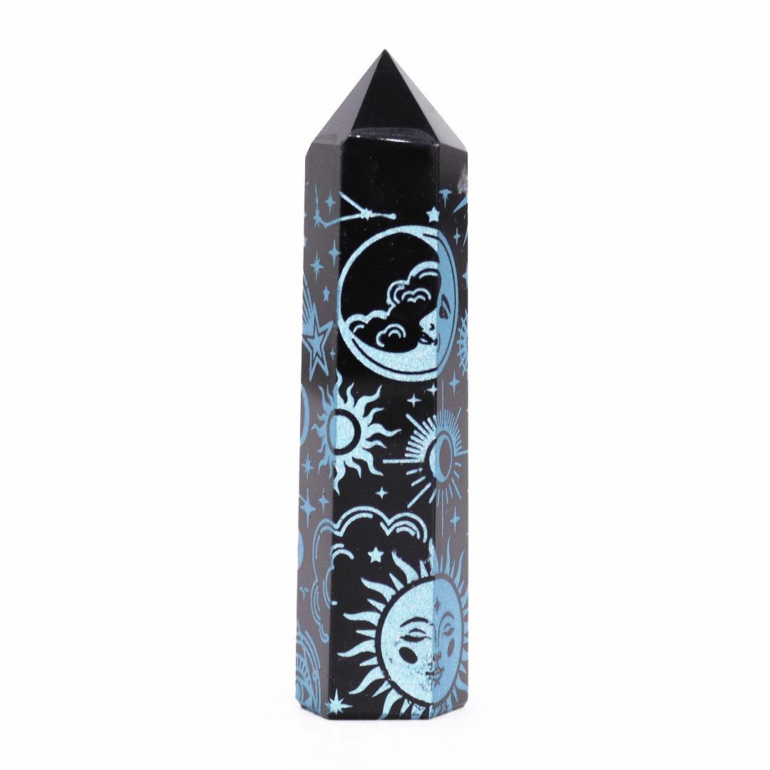 Pointe d'Obsidienne Noire - Mystic Story - sky blue - photo 2