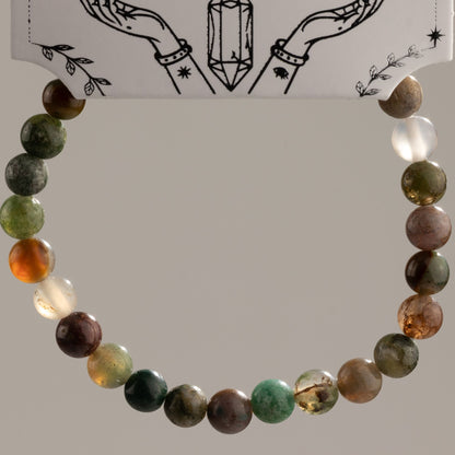 Bracelet Agate Mousse — Perles de 6 mm - photo 2