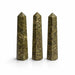 Gemstone Six Face Obelisk Point approx 11cm - Epidote