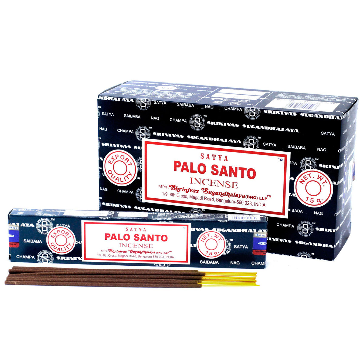 Encens Satya Palo Santo 15 g - Purification & Méditation – photo 2