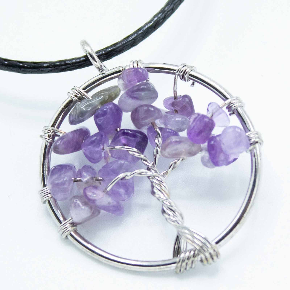 Pendentif Arbre de Vie Améthyste — Anti-Stress & Intuition – photo 4