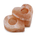 Porte-bougie double cœur en Sel de l'Himalaya 1 kg