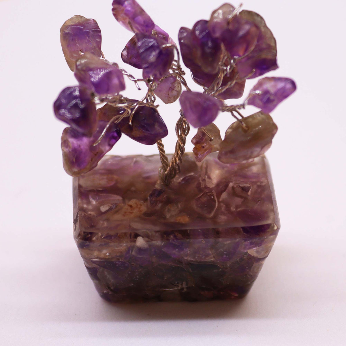 Mini Arbre Améthyste sur Base Orgonite - Lithothérapie – photo 5
