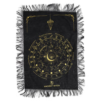 Pendule — Tapis Divination Œil Omniscient Noir & Or