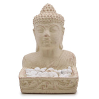 Brûle-Encens Pierre Bouddha Feng Shui Crème - Purification – photo 3