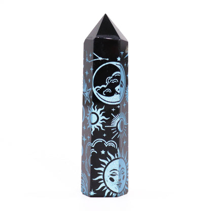 Pointe d'Obsidienne Noire - Mystic Story - sky blue