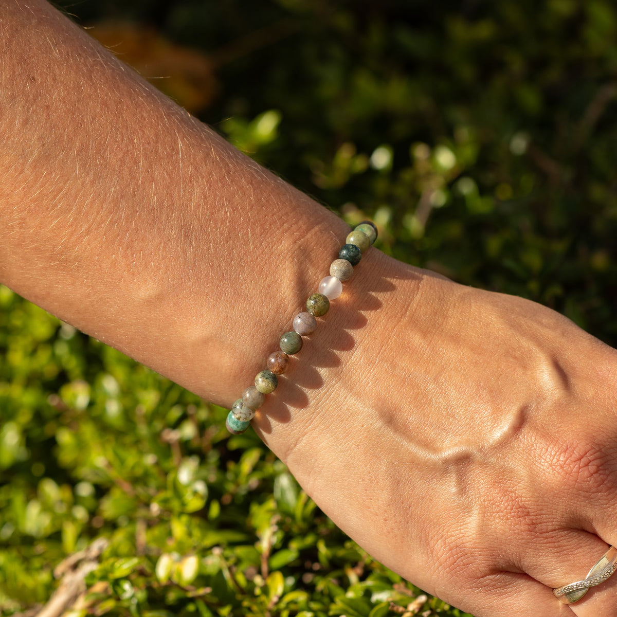 Bracelet Agate Mousse — Perles de 6 mm - photo 6