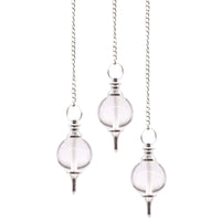 Pendule de radiesthésie sphère - Cristal de Roche