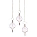 Pendule de radiesthésie sphère - Cristal de Roche